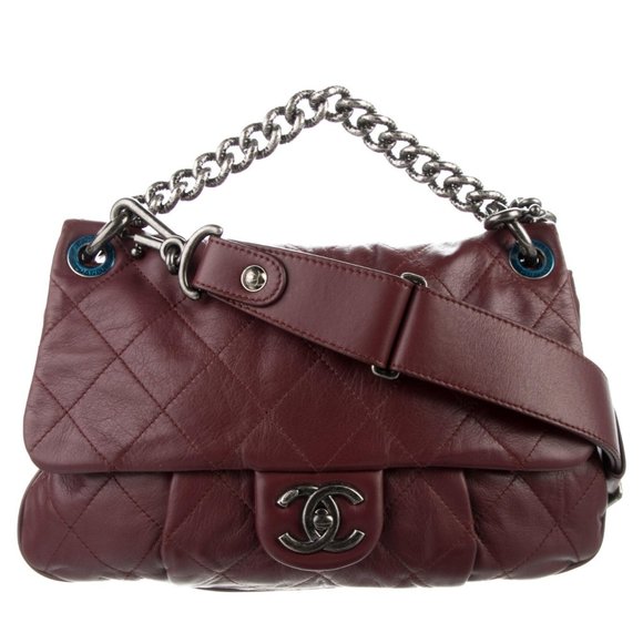 CHANEL Handbags - CHANEL Coco Pleats Bag Burgundy